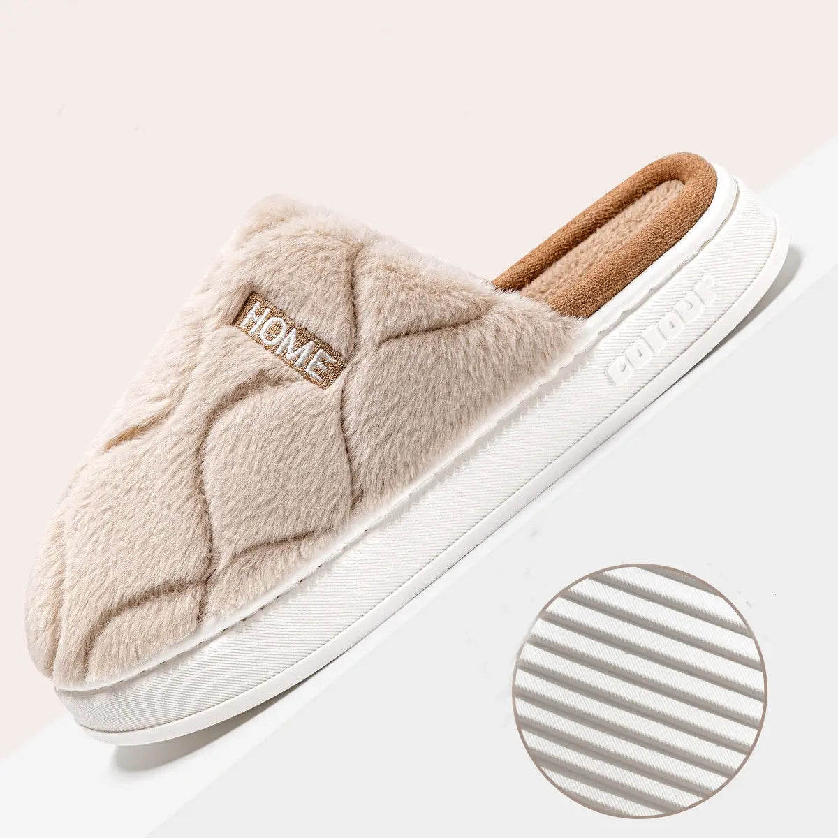 Plush Slippers Winter For Women