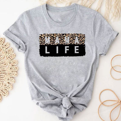 Women's Coffee Cartoon Printed Clothing Top.