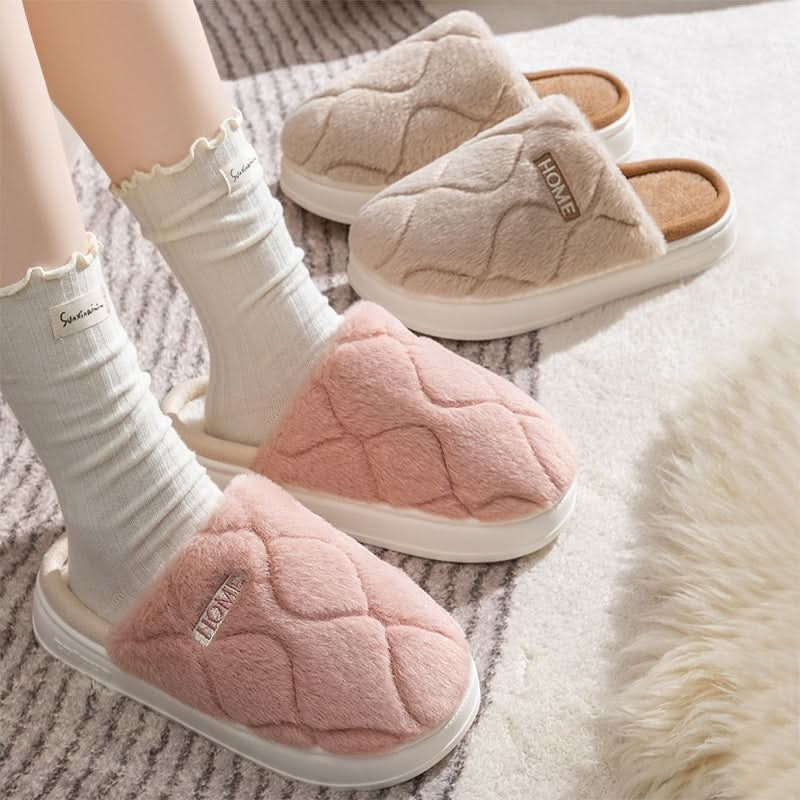 Plush Slippers Winter For Women.