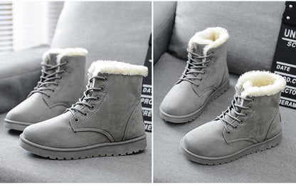 Snow Boot for Woman Ankle Warm Plush Insole