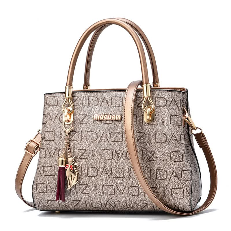 Printed Fashion Ladies Handbags Big Bags All-match Single Shoulder Messenger Bag.