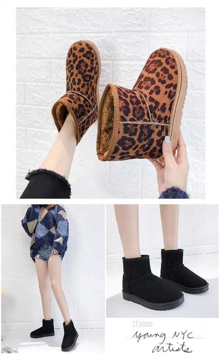 Snow Boots Winter Faux Fur Women Shoes