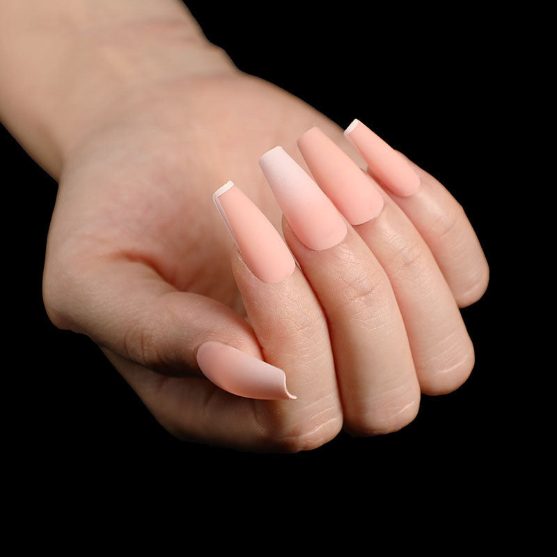 Wearing Nails Finished Ballet Nails