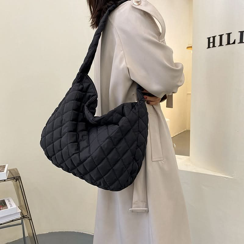 Warm Totes Shoulder Bags For Women Fashion Winter Shopping Bag.