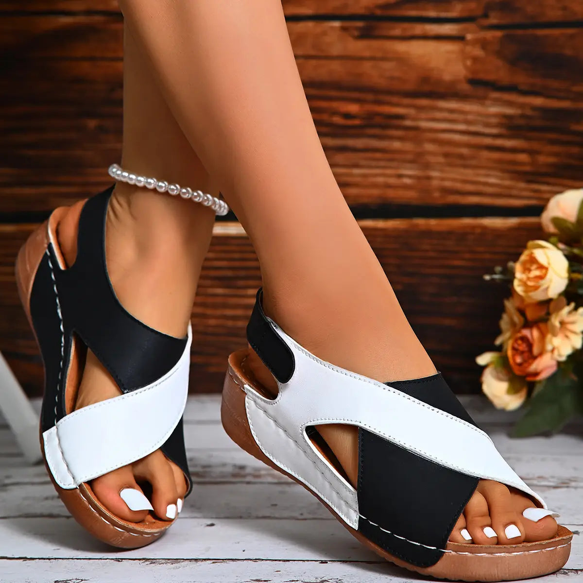 Summer Wedges Sandals Roman