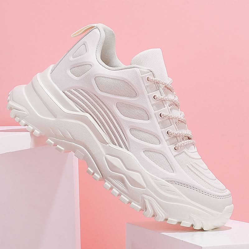 Women Fashion Mesh Breathable Casual Sports Shoes.