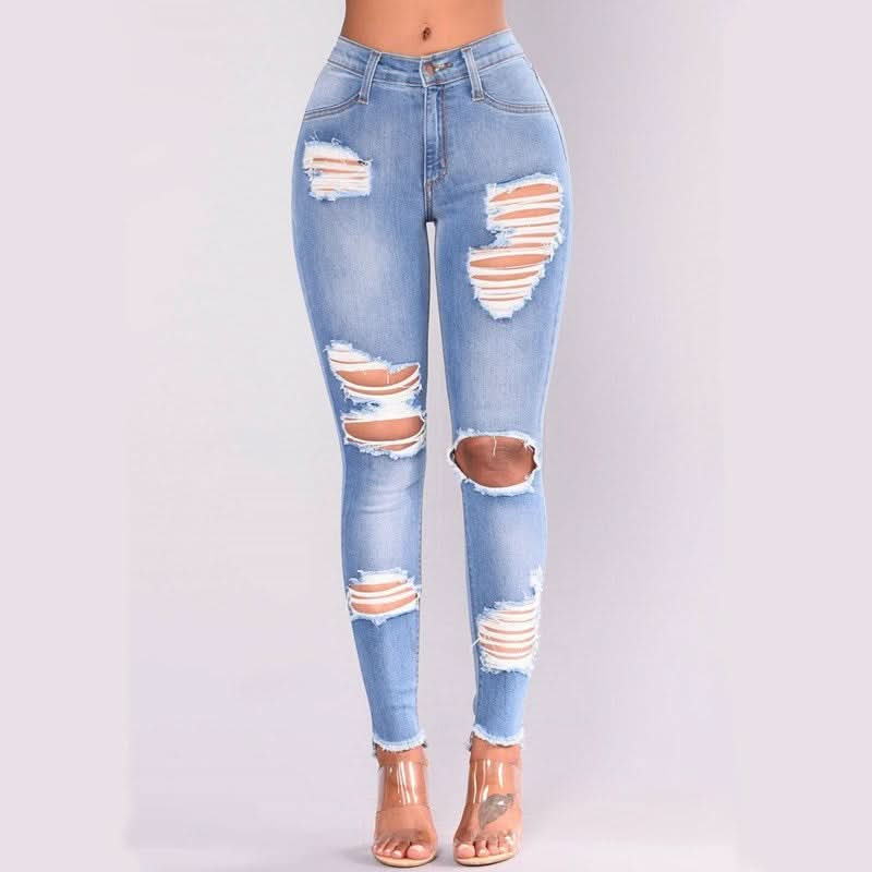 New ripped jeans.