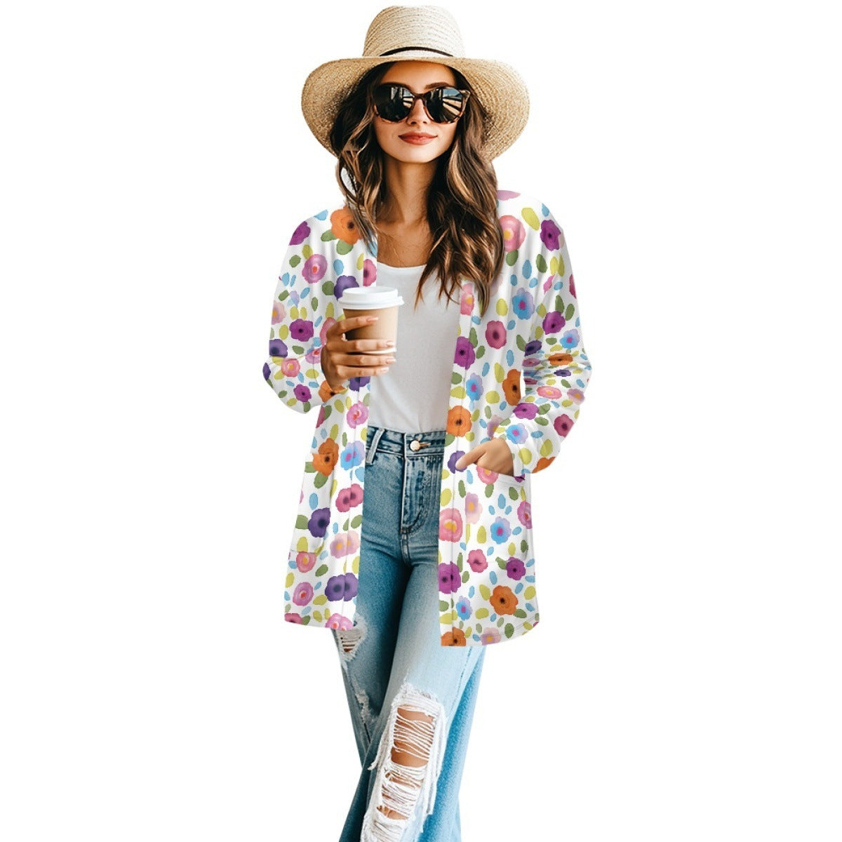 Spring And Autumn Long Sleeve Cardigan Jacket