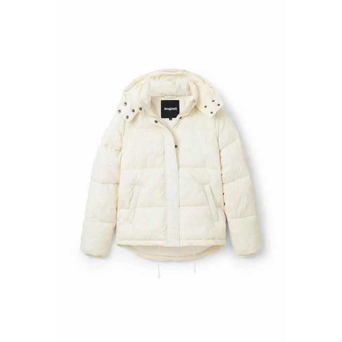 Desigual Windbreaker Jacket White.