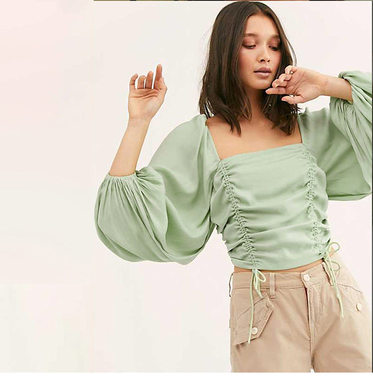 Matcha green shirt women