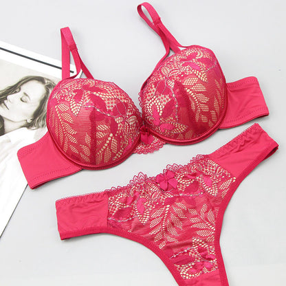 Push Up Underwear For Women Lace Bra Set