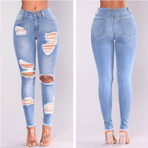 New ripped jeans