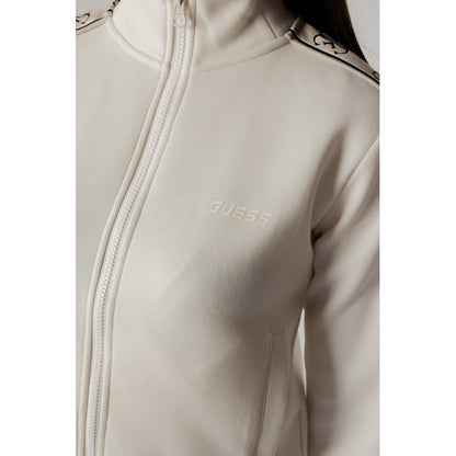 Guess Sweater Zipper White.