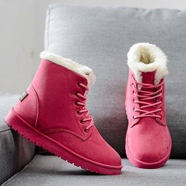 Snow Boot for Woman Ankle Warm Plush Insole