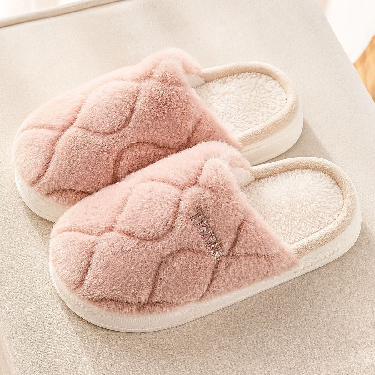 Plush Slippers Winter For Women.