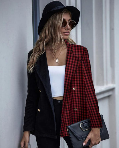 Ladies two-tone blazer