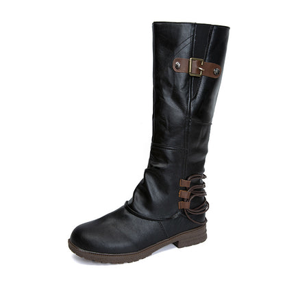 Women's High-top Fashion Leather Boots