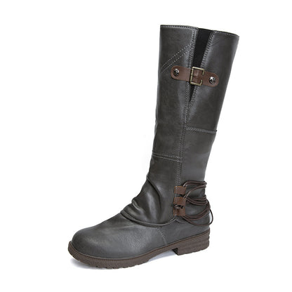 Women's High-top Fashion Leather Boots