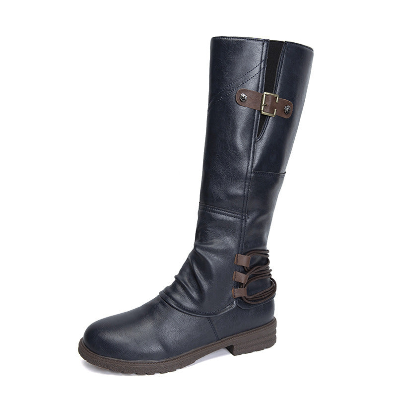 Women's High-top Fashion Leather Boots