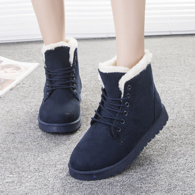 Snow Boot for Woman Ankle Warm Plush Insole