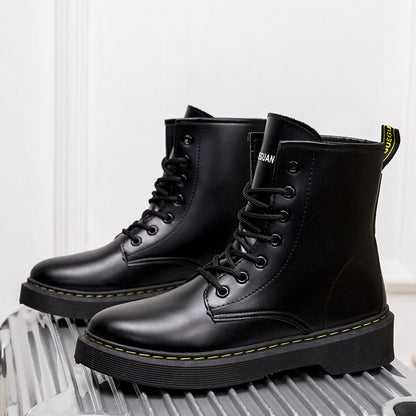 Comfortable Platform High-top PU Women's Dr Martens Boots