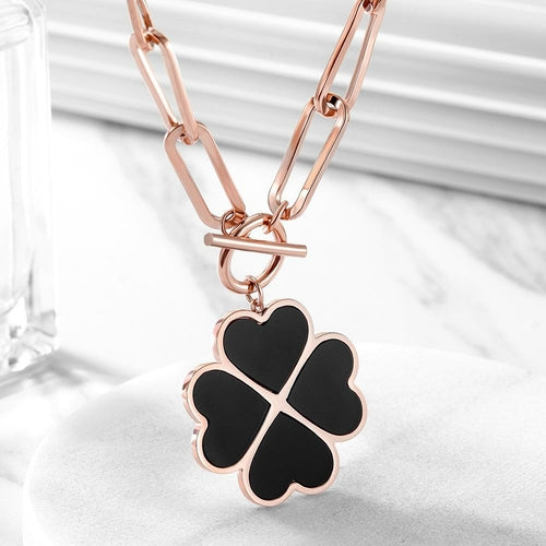 Lucky Four-Leaf Charm Necklace