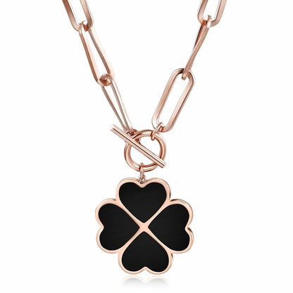 Lucky Four-Leaf Charm Necklace