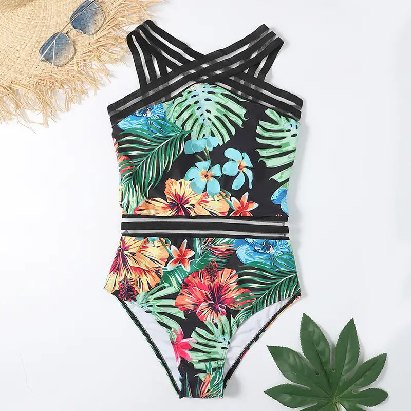 One-piece Printed Bikini