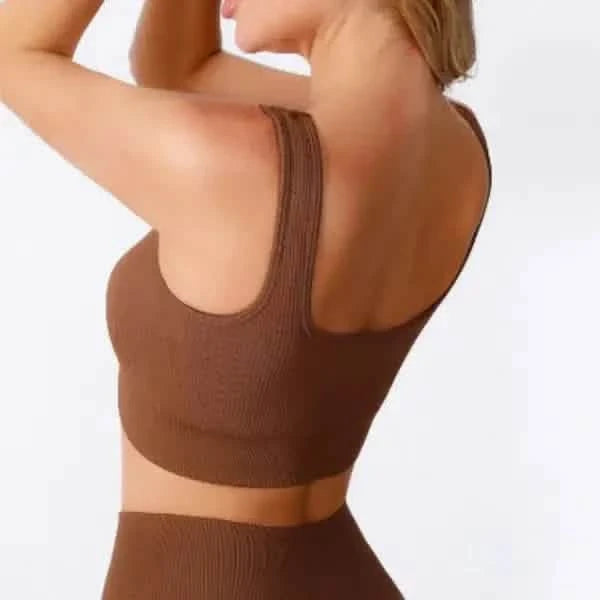 Brown Sporty Top.