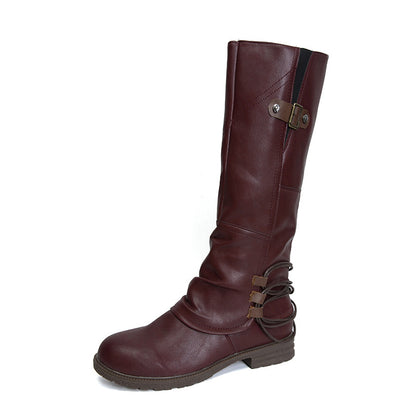 Women's High-top Fashion Leather Boots