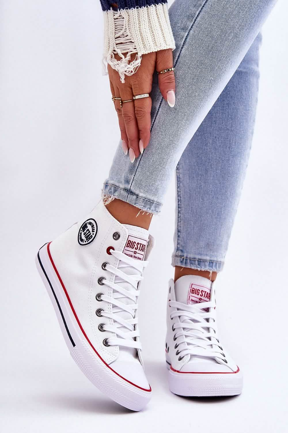 Designer Sneakers for Women - Big Star High-top Style