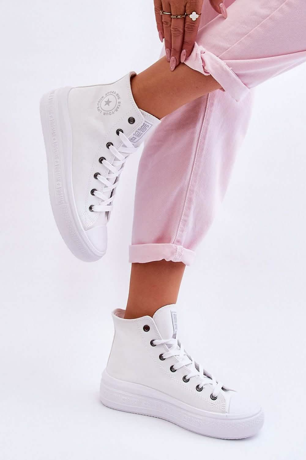 Big Star Designer Sneakers for Women - High-top Comfort