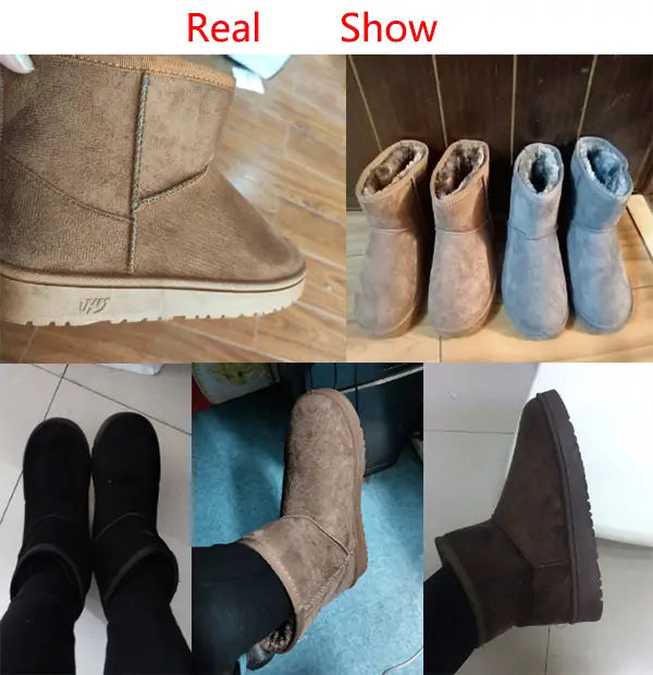 Snow Boots Winter Faux Fur Women Shoes