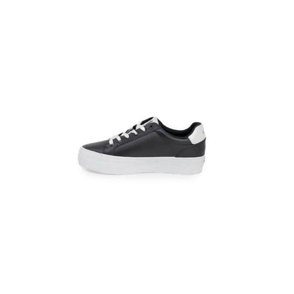 Calvin Klein Black Lace-up Sneakers for Modern Sophistication