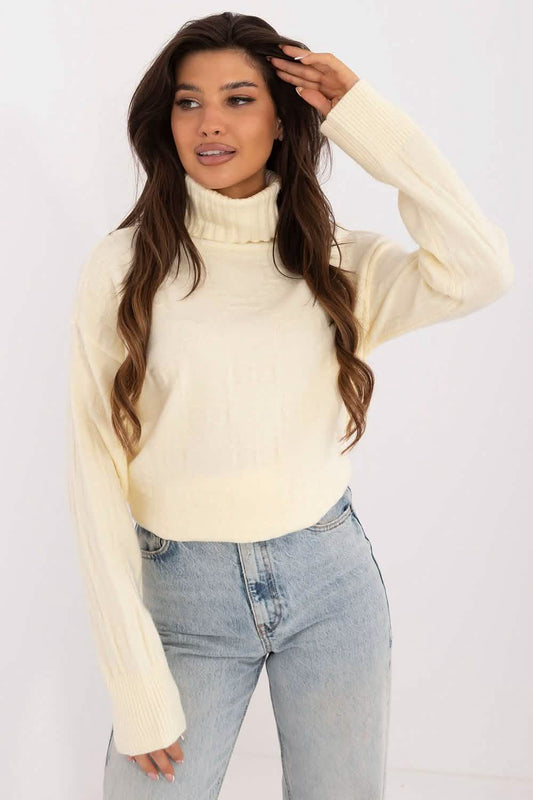 Wool sweaters Cozy Turtleneck Wool Sweater for Casual Knitwear Style Knit tops