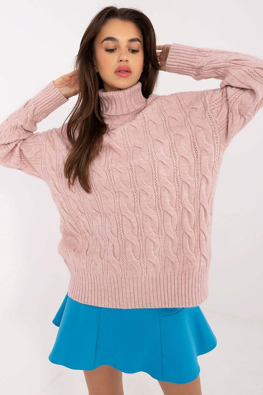 Wool sweaters Casual Style Turtleneck Sweater Combines Acrylic for Comfort and Durability Knit tops