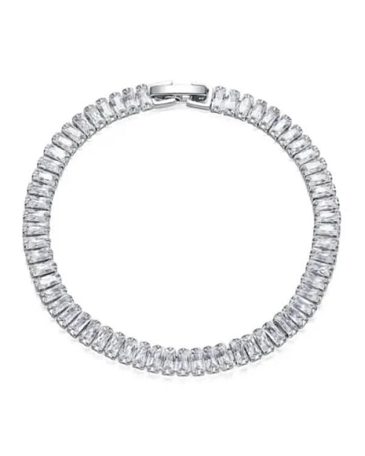 Icy Tennis Bracelet Sterling Silver.