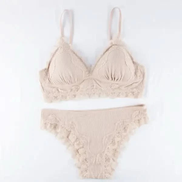 Lace underwear suit women.