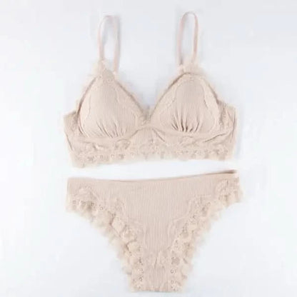 Lace underwear suit women.