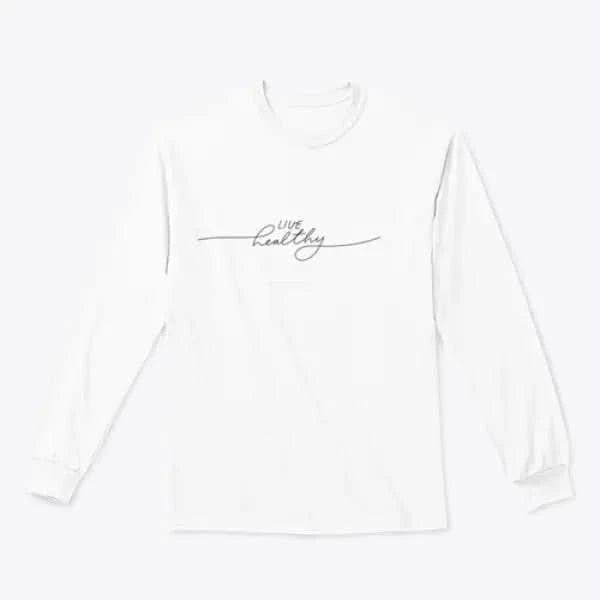 Live Healthy Design for Sweatshirt White / S Womans Hoodies classy womens tips on fashion new women’s wear clothes