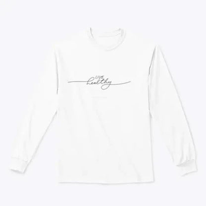 Live Healthy Design for Sweatshirt White / S Womans Hoodies classy womens tips on fashion new women’s wear clothes