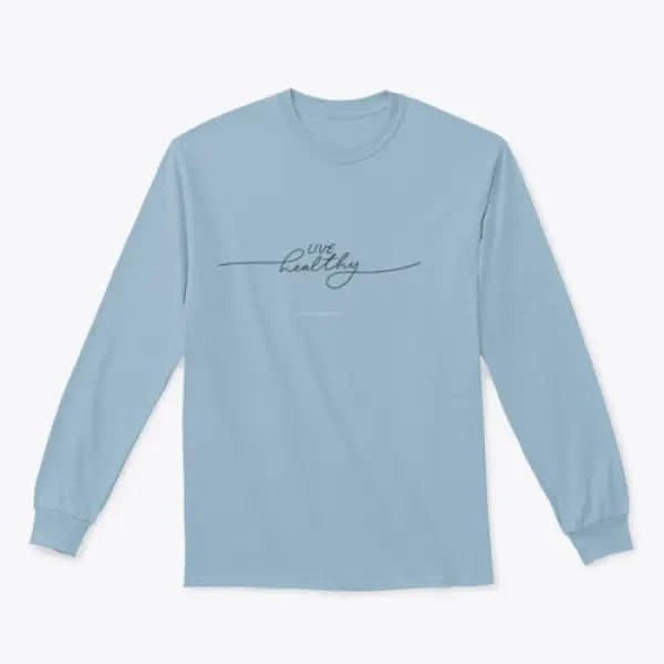 Live Healthy Design for Sweatshirt Light Blue / S Womans Hoodies classy womens tips on fashion new women’s wear