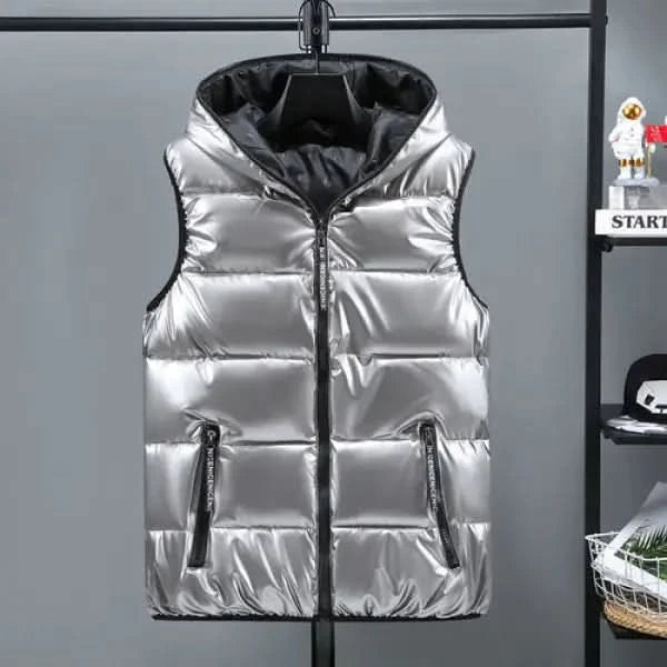 New Women Winter Vests Hooded Short Bright Color Vest Cotton Padded Sl Womans Jacket classy womens tips on fashion new