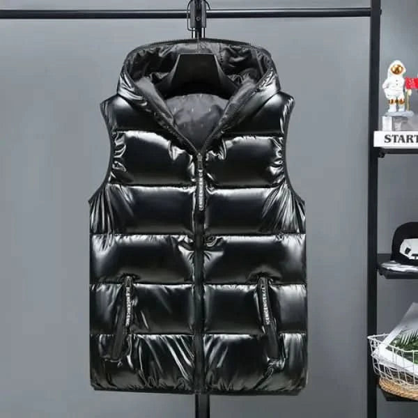 New Women Winter Vests Hooded Short Bright Color Vest Cotton Padded Sl Womans Jacket classy womens tips on fashion new