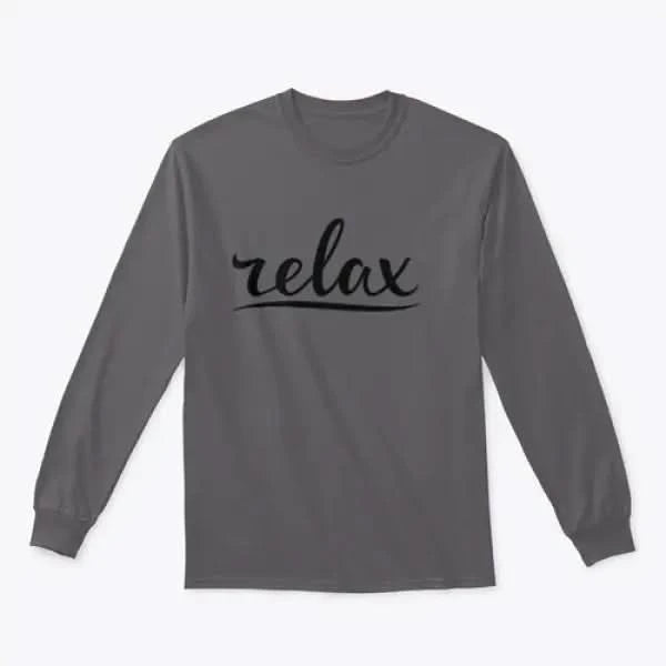 Relax Hand Lettering Design for Sweatshirt.