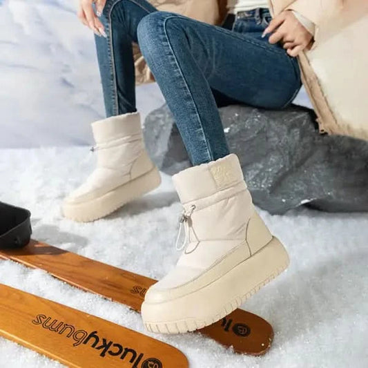 Retro Outdoor Sports Snow Boots For Women.