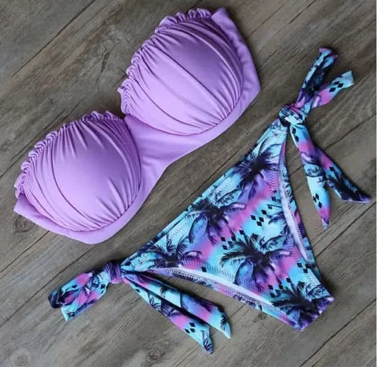 Speed Sell Bikini Tropical Purple.