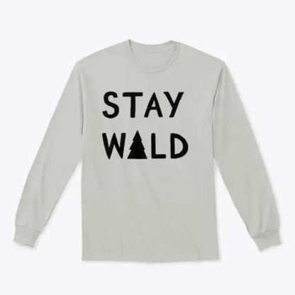 Stay Wild Calligraphic Brush Lettering Hoodie