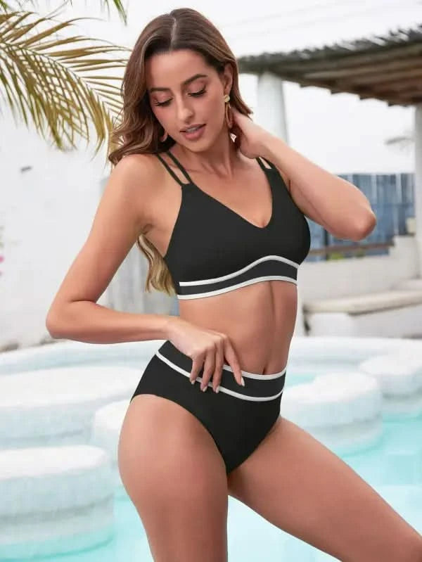 Swimsuit Women's Split Bikini Swimwear.