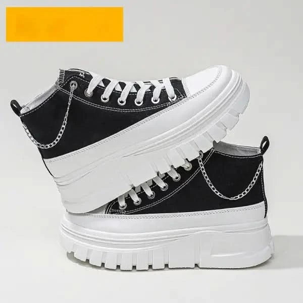 Women's Shoes Thick Sole Heightened Sneakers.